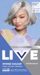 Schwarzkopf LIVE Intense Colour U71 Metallic Silver, Long-lasting Permanent Silver Hair Dye, With Extra Colour Refresh Gloss