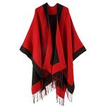 Red Poncho For Women