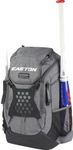 Easton | Walk-Off NX Backpack Equipment Bag | Baseball/Softball | Team Logo Embroidery Panel | Heather Grey