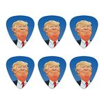 Happy Donald Trump Make America Great Novelty Guitar Picks Medium Gauge - Set of 6