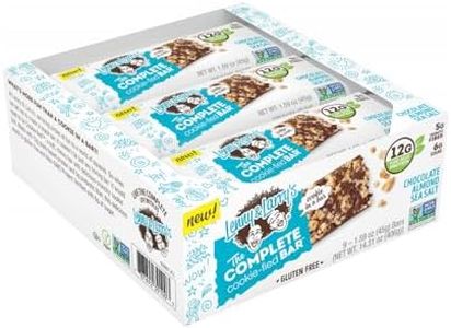 Lenny & Larry's The Complete Cookie-fied Plant-Based Protein Bar, Vegan and Non-GMO, Chocolate Almond Sea Salt, 45 g, 9 Count