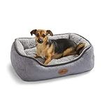 Silentnight Airmax Dog Bed – Small Dog Cat Pet Bed with Removable and Reversible Cushion, Mesh Sides to Prevent Overheating and Non-Slip Base – Easy Clean Machine Washable – 61 x 48 x 18cm – Small