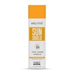 Orgatre Sunscreen SPF 50 PA+++ | Sun Shield | Lightweight, No White Cast | Vitamin C, Niacinamide & Hyaluronic Acid | Broad Spectrum UVA/UVB Protection | Non-Greasy, Water Resistant, Up to 8 Hours Protection | Dermatologically Tested | Suitable for All Skin Types | 100g