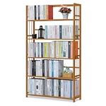 Magshion 5-Tier Bamboo Open Bookshe