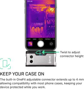 FLIR ONE USB-C Thermal Camera – Portable Infrared Imaging Device