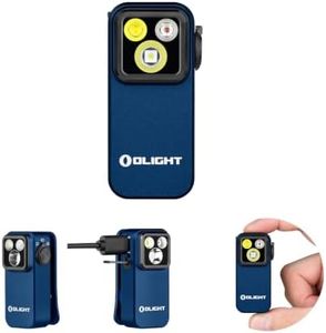OLIGHT Oclip Pro EDC Flashlight Clip-on Light, Rechargeable 500 Lumens with Three Lighting Solutions Type-C Charging, Magnetic Flash Lights for Signaling, Cycling, Outdoor or Indoor Use(Midnight Blue)