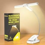 Glocusent Tri-Head Book Light for R