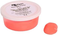 Sammons Preston Therapy Putty, Therapeutic Hand Exerciser, Theraputty for Finger and Hand Rehabilitation, Exercise Putty to Improve Hand Grip Strength, Occupational Therapy, 4 Ounce, Medium Soft, Red