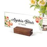 Name Plate for Desk | Clear Acrylic