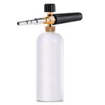 Stone Banks Snow Foam Lance for Nilfisk Alto/KEW/Kranzle/WAP Foam Cannon Adjustable Soap Sprayer Nozzle Foamer Bottle 1L, Foaming Gun for Pressure Washer