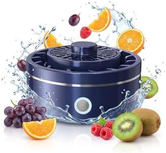 Fruit and Vegetable Washing Machine, 2026 Upgraded Fruit Washer, Fruit Cleaner Machine with Titanium Electrolysis Technology for Clean Produce in Home Kitchen (Blue, 1 Pcs)