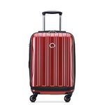 Delsey Luggage Helium Aero International Carry On Expandable Spinner Trolley, Brick Red, One Size