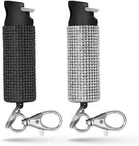 Guard Dog Security Bling it On Pepper Spray, Keychain with Safety Twist Top, Mini and Easy Carry, Lightweight and Fashionable, Maximum Police Strength OC Spray, 16 Feet Range, 0.5 fl oz