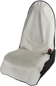 Leader Accessories Beige Dutch Velvet Waterproof Seat Cover with Non-Slip Back Universal for Car Truck SUV Seats for Dog & Kid Workout Outdoor or Sport Activities