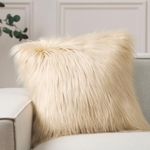 Phantoscope Faux Fur Pillow Cover D