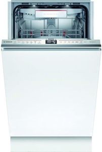Bosch SPV6ZMX23E Serie 6 Smart Lavavajillas completamente integrado, 45 cm de ancho, cajón para cubiertos, programa Silence especialmente silencioso, Perfect Dry con zeolita seca incluso plástico