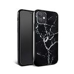 FELONY CASE iPhone 11 Case - Black Polished Marble - 360° Shock Absorbing, Anti-Scratch Screen Protector – Stylish Phone Case for Men & Women