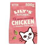 Lily's Kitchen Natural Kitten Dry Cat Food Chicken & White Fish 800g