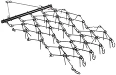 VEVOR Drag Harrow, 4 ft x 5.6 ft Du