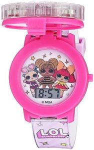 Digital Quartz Watch, Pink, Digital Quartz Watch