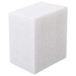 20 Pieces White Scrubbing Pad Non Woven Pads Scouring Pad Non Scratch Multipurpose Scouring Sponge Abrasive Hand Pad Multi Surface Scrubber Pads for Cleaning Polishing (4 x 6 Pulgadas)