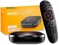 Raxxio MAG544w3 TV Set-Top Box - 4K HDR TV Streaming Device with Amlogic S905Y4 Chipset, 1GB DDR4 RAM, 4GB Flash Memory, Dolby Digital Plus, Linux 4.9, Dual-Band WiFi, USB 2.0, HDMI Cable and Remote