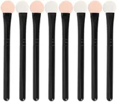 Uorpoto Eyeshadow Applicators Double Sided Sponge Makeup Brushes Reusable 8Pcs Round Foam Eye Shadow Applicator Sticks Brush Set Washable