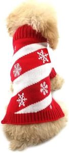 NACOCO Dog Snow Sweater - Snowman Holiday Pet Clothes for Small Dogs and Cats - Christmas Xmas New Year (Snow, XXL)