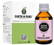 Earth N Pure Rosehip Oil Cold Pressed, Natural and Therapeutic Grade for Face 100 ml