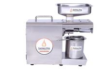 Savaliya Industries Manual 400W-Hexa Edible Oil Maker Machine - Silver, 350 Watts