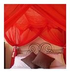 Red Canopy For Bed