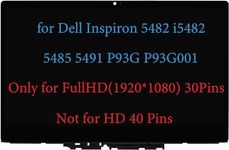 Screen Replacement for Dell Inspiron 14 5482 i5482 5485 5491 P93G P93G001 03J5DW 3J5DW LCD Display Touch Screen Digitizer Assembly FullHD 1920x1080 30 Pins (Not for 5481)