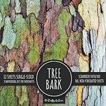 Tree Bark Scrapbook Paper Pad: Rust