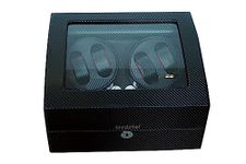 Medetai Autowind 4+6 Automatic 2 Watch Winder (BLACK, CARBON)