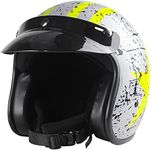 Adult Motorbike Open Face Helmet Mo