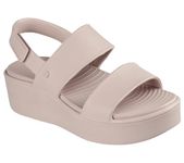 Skechers Women's Platform Sandal Wedge, Light Pink, 8