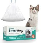 PetCove Premium Cat Litter Box Liners, Heavy-Duty Cat Liter Liner, Leakproof Poop Bag for Easy Cleanup, Kitty Litter Liners Bags, Durable Odor Control Cat Litter Bags