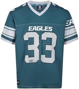 Recovered Philadelphia Eagles Midnight Green NFL Oversized Jersey Trikot Mesh Relaxed Top