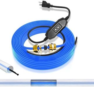 In Pipe Heating Cable Prevents Pipes from Freezing, YeloDeer Internal Self-regulating Heat Trace Cable for Safe Drinking Water, CSA 120 V 35 ft