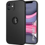 TheGiftKart Sleek Back Cover Case for iPhone 11 | Slim Fit Protective Design | Ultra Matte Finish | Camera Protection Bump | Soft Silicon Back Cover Case for iPhone 11 (Silicone | Matte Black)