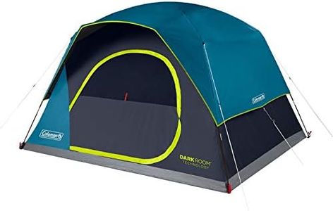 Coleman Skydome Camping Tent with Dark Room Technology, 6 Person