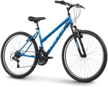 Huffy Stone Mountain Womens 26 Inch Mountain Bike, Deep Sea Gloss Frame, 21-Speed Shimano Twist Shifting, Front Suspension, Comfort Saddle | 20"/24"/26" Sizes, 6-21 Speeds, Dual Suspension Available |