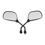 GOOFIT 8mm Black Plastic Rearview Mirror Replacement For 50cc 70cc 90cc 110cc 125cc 150cc 200cc 250cc ATV Scooter Motorcycle