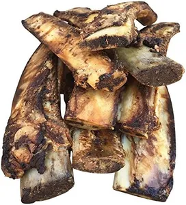 K9 Connoisseur Single Ingredient Dog Bones Made in USA 8 to 10 Inch Long All Natural Meaty Rib Marrow Filled Bone Chew Treat Best for Medium Breed Dogs Best Upto 50 Pound 16 Pack