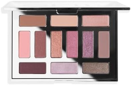 OFIR Eyeshadow Palette 12 shade Matte and Shimmer Palette Buildable Pigment Adds Depth Talc Free Eye Shadow Palette Makeup Lightweight Powder Enhances Radiant Looks (Quiet Bloom)