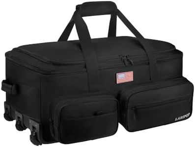 LARIPOP 150L Tactical Rolling Duffle Bag with Wheels,