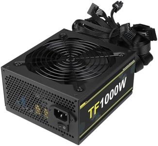 1000W Power Supply Full Voltage 100-240V Active PFC Gaming PSU Computer Power Supplies Non-Modular 80 Plus Gold Power Supply for Desktop PC Server