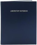 BookFactory A4 Blue Lab Notebook, 168 Pages (5mm Grid Format), A4-8.27 x 11.69 (21 cm x 29.7cm), Blue Cover, Smyth Sewn Hardbound Laboratory Notebook (LIRPE-168-4GR-A-LBT1-R1)