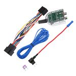 X AUTOHAUX Car Add an Amp Amplifier Adapter Interface to Radio System with Fuse