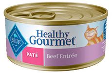 Blue Buffalo Pate Adult Beef Entree Wet Cat Food, 5.5 oz Can, Pack of 24